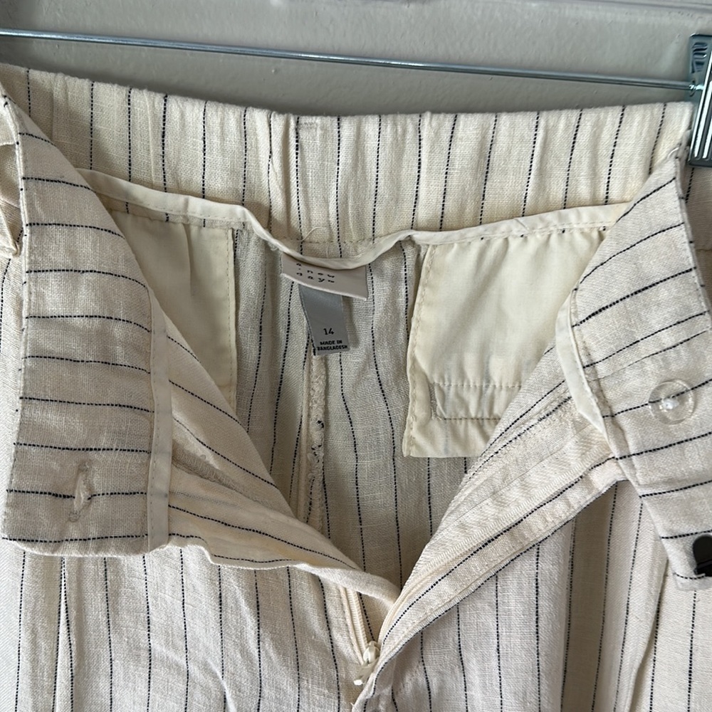 Women's Casual Pants A New Day White - Picture 3 of 4